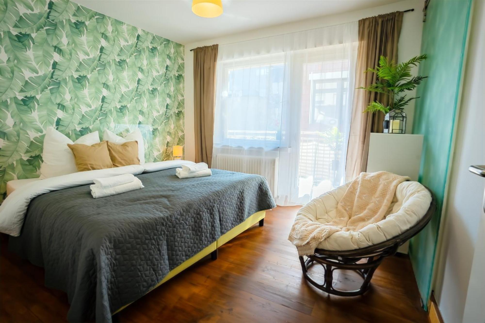 The Big Muenster Fuer Bis Zu 12, Whirlpool, Sauna, Zentral, Tischfussball, Balkon, Gasgrill 乌尔姆 外观 照片